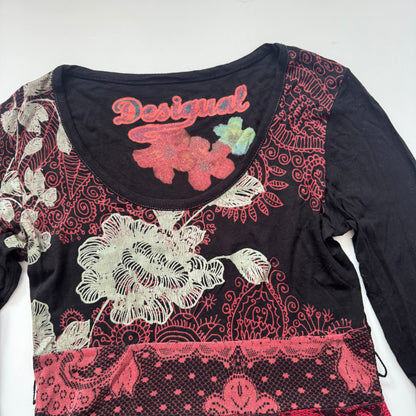 Black Desigual Longsleeve Dress (S)