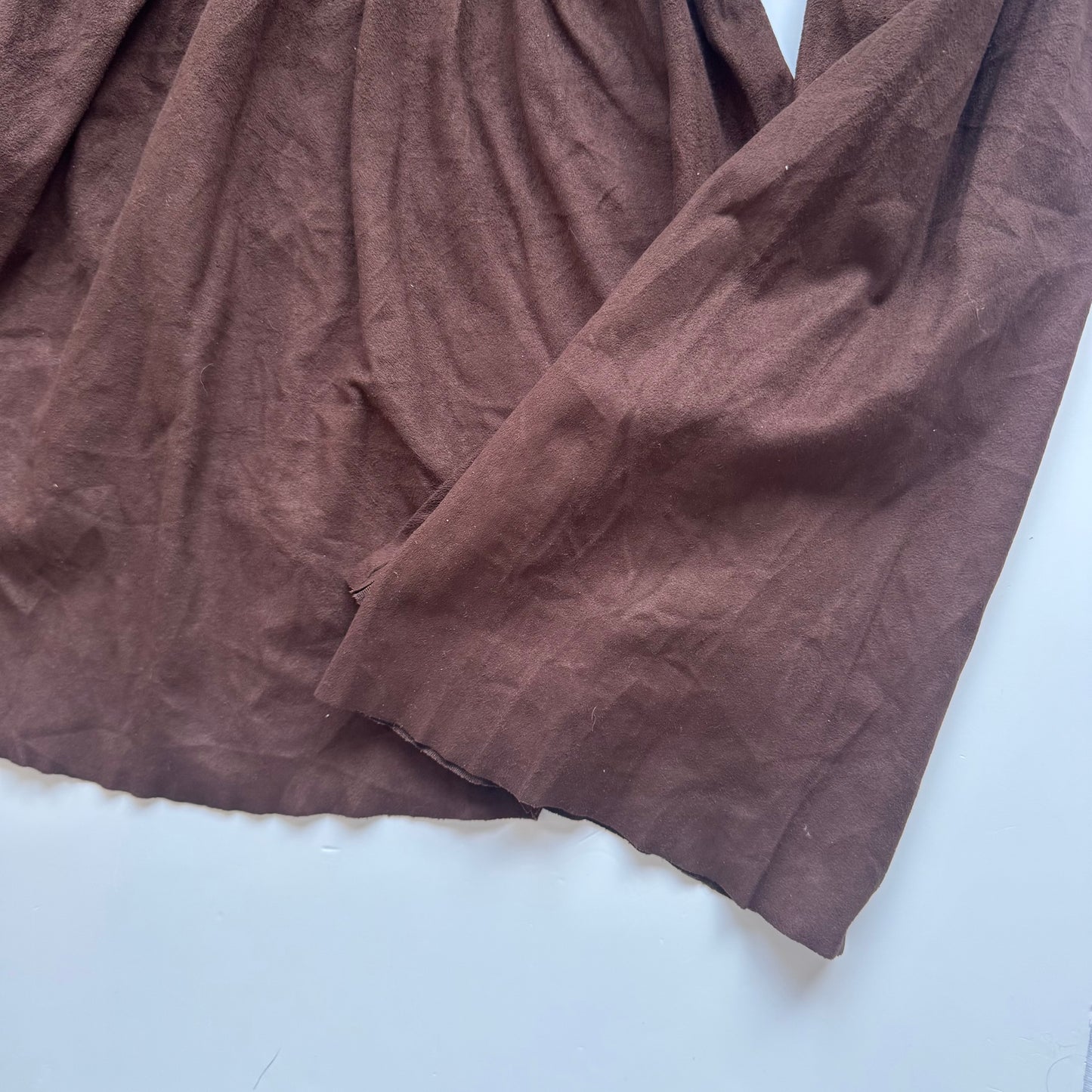 Brown Puff Sleeve Blouse (M)