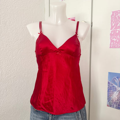 Red cami top (S) New with tags