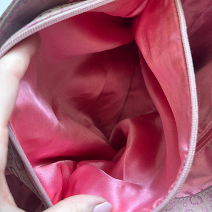 Pink Monogram Y2K Shoulder Bag